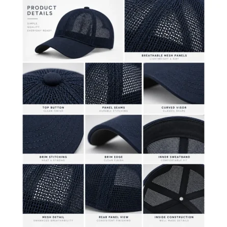 Custom Full Mesh Performance Cap - Image 2