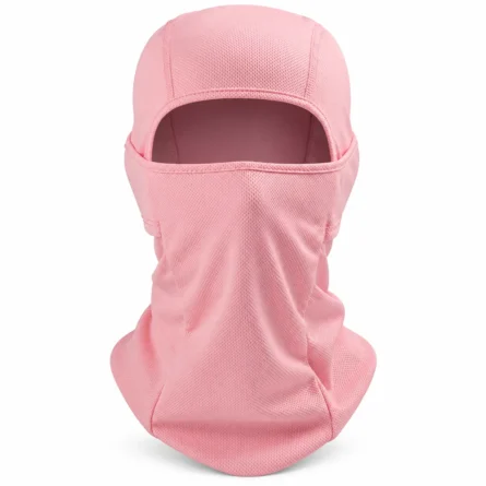Custom Pink Breathable Mesh Balaclava