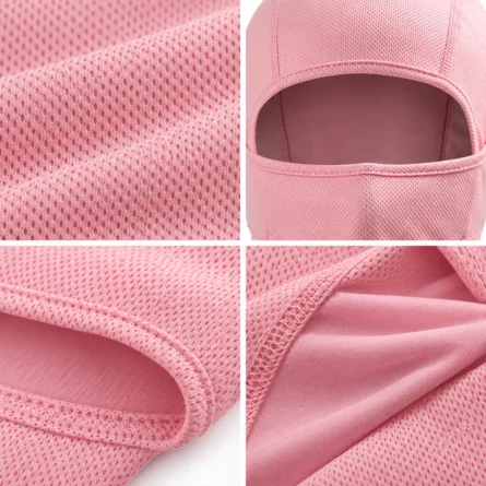 Custom Pink Breathable Mesh Balaclava - Image 4