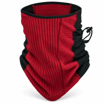 Custom Neck Gaiter with Adjustable Drawcord