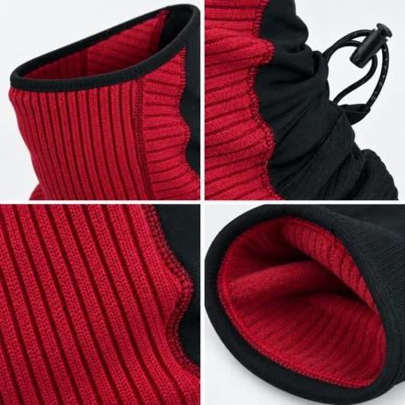 Custom Neck Gaiter with Adjustable Drawcord - Image 3