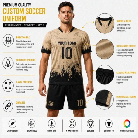 Custom Sublimated Soccer Uniform Kit - Image 5