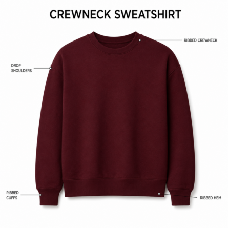 Custom Oversized Crewneck Sweatshirt - Image 3