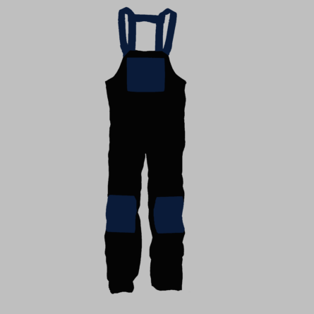 Custom Colorblock Snowboard Bib - Image 2