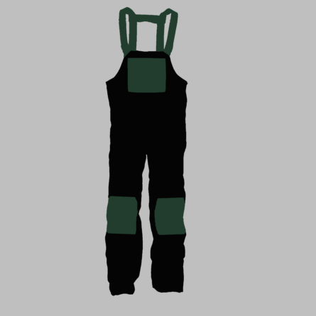 Custom Colorblock Snowboard Bib