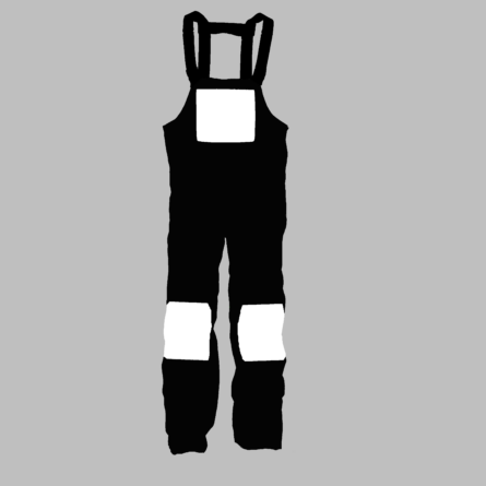 Custom Colorblock Snowboard Bib - Image 4