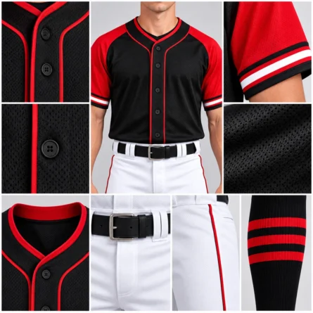 Custom Baseball Uniform Set - Image 3