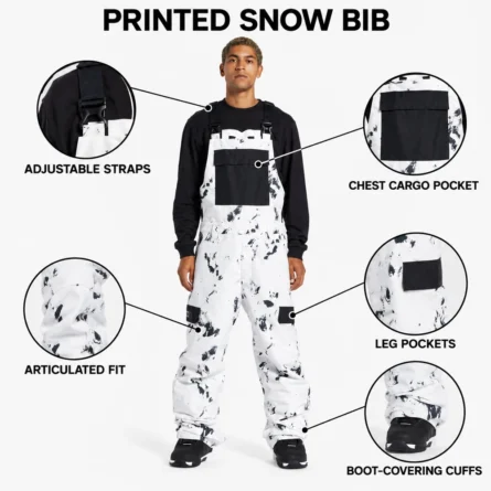 Custom Printed Ski & Snowboard Bib - Image 5
