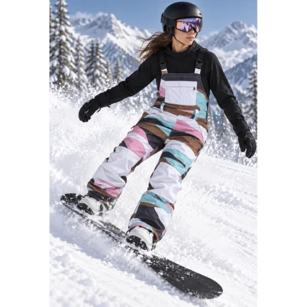 Custom Geometric Ski & Snowboard Bib - Image 5