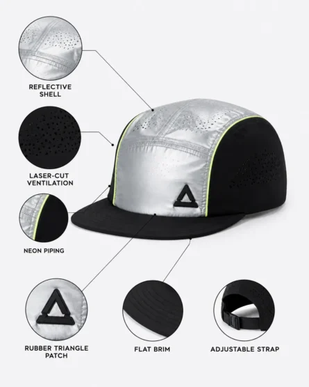 Custom Neon Pulse  5-Panel Fashion Cap - Image 5