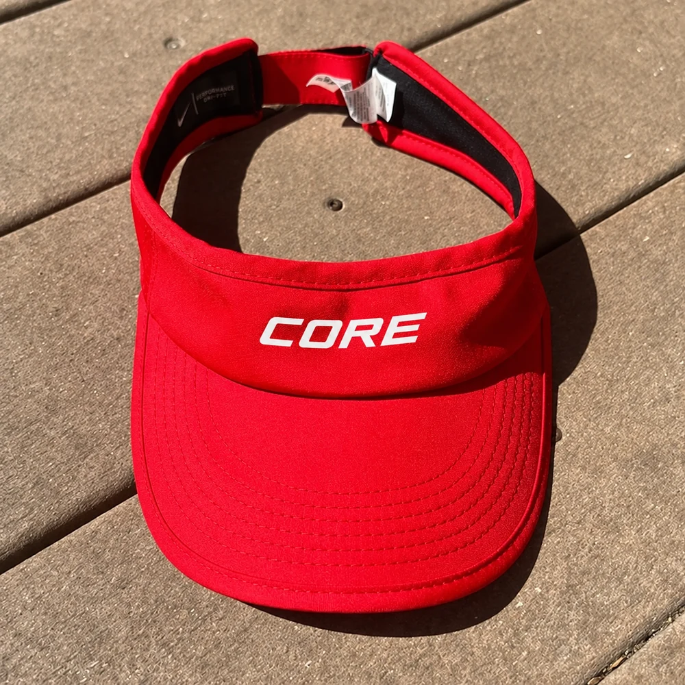 CORE Red Performance Sports Visor