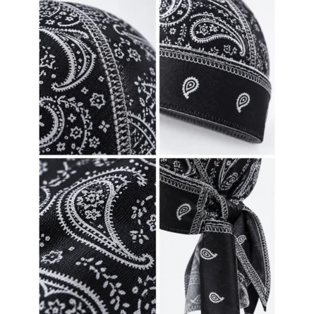 Cutom Paisley Tie-Back Durag - Image 4