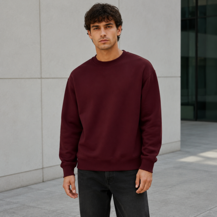 Custom Oversized Crewneck Sweatshirt - Image 2