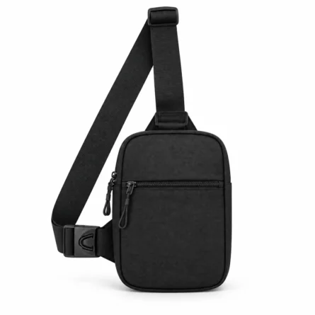 Custom Minimalist Black Fanny Pack