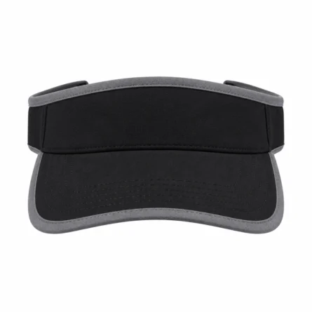 Custom Sports Visor with Gray Trim - Image 1