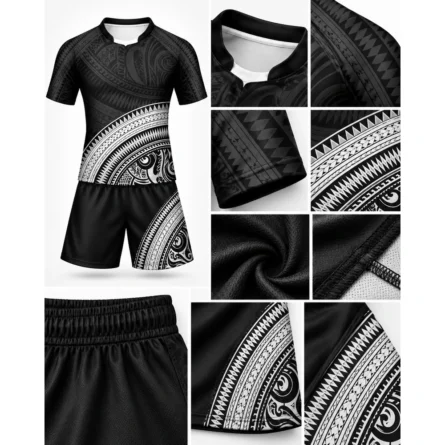 Custom Geometric Sublimated Rugby Kit - Image 2