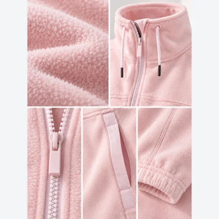 Custom Women Fleece Snowboarding Jacket - Image 4