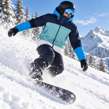 Custom Color-Block Snowboard Jacket - Image 2