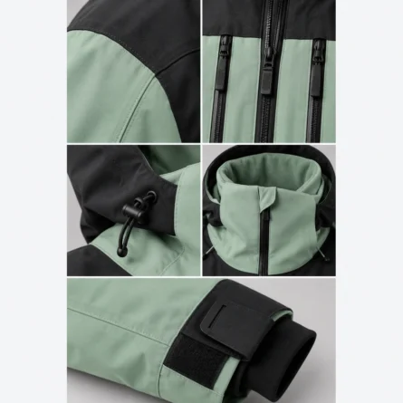 Custom Men Sage Fleece  Jacket - Image 4