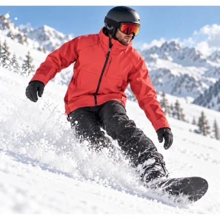 Custom Snowboard Softshell  Jacket - Image 2