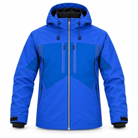 Custom Men Royal Blue Softshell Snowboard Jacket
