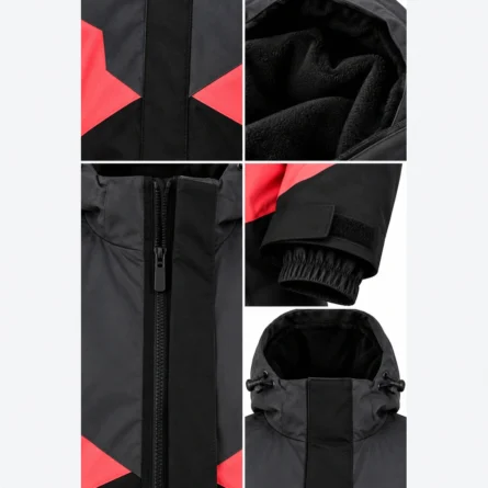 Custom Thermal Fleece Snowboard Jacket - Image 4