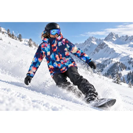 Custom Multicolor Softshell Snowboard Jacket - Image 2