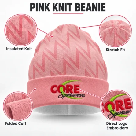 CORE Sportswear Embroidered Knit Beanie - Image 2