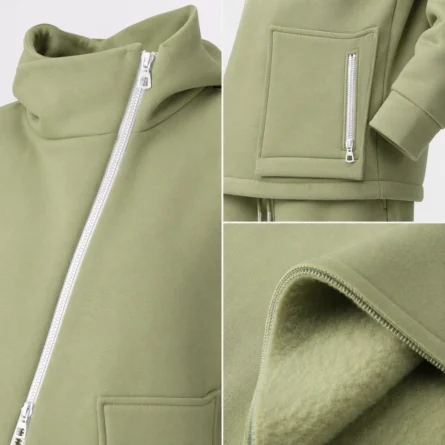 Custom Zip Hoodie Tracksuit - Image 2