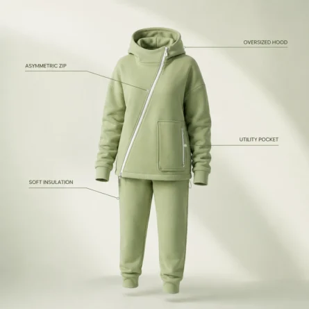 Custom Zip Hoodie Tracksuit - Image 4