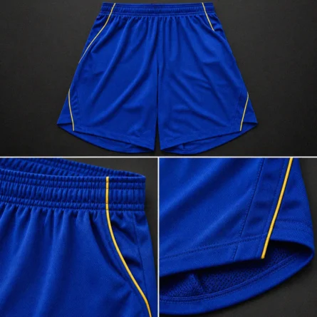 Custom Soccer Shorts with Contrast Piping - Image 4