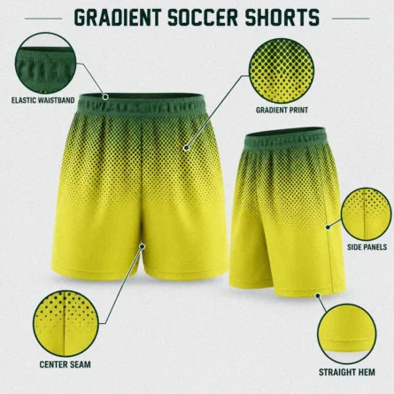 Custom Gradient Soccer Training Shorts - Image 4