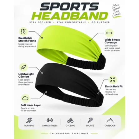 Custom Sports Headband for Men & Women - Image 4