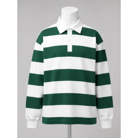 Custom Striped Rugby Sweatshirt