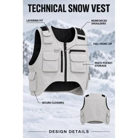 Custom Multi-Pocket Outdoor Gilet Vest