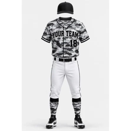  Custom Camo Baseball Uniform Set - Image 1