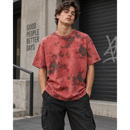 Custom Vintage Washed Grunge T-Shirt - Image 4
