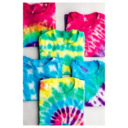 Custom Rainbow Spiral Tie-Dye T-Shirt