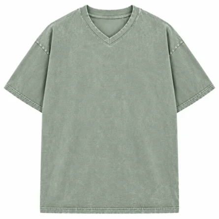 Custom Vintage Washed Oversized V-Neck T-Shirt
