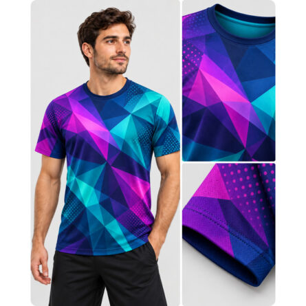 Custom Multicolor Graphic Soccer Jersey - Image 3