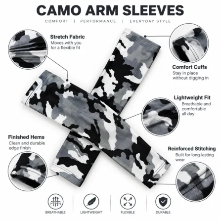 Custom Camo Compression Sleeves & Warmers - Image 5