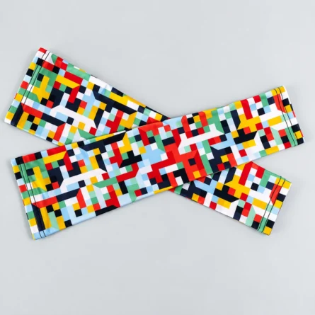 Custom Multicolor Geometric Compression Sleeves & Warmers - Image 3