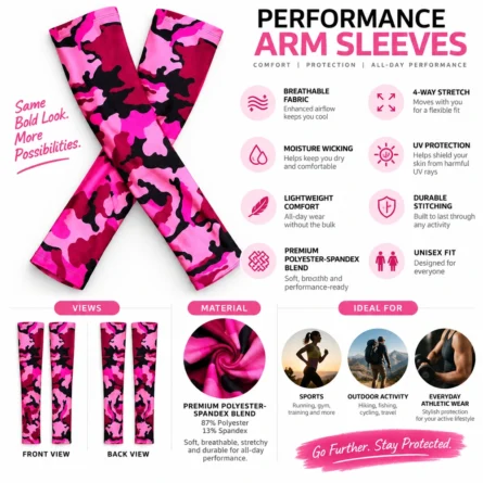 Custom Camo Compression Sleeves & Warmers - Image 4