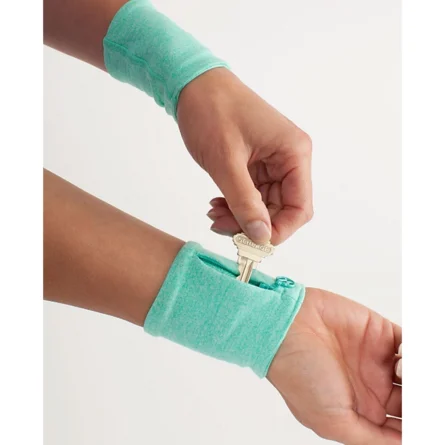 Custom Zipper Wrist Wallet Sweatband