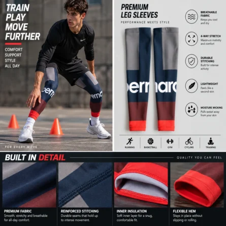Custom Color-Block Compression Arm Sleeves - Image 3