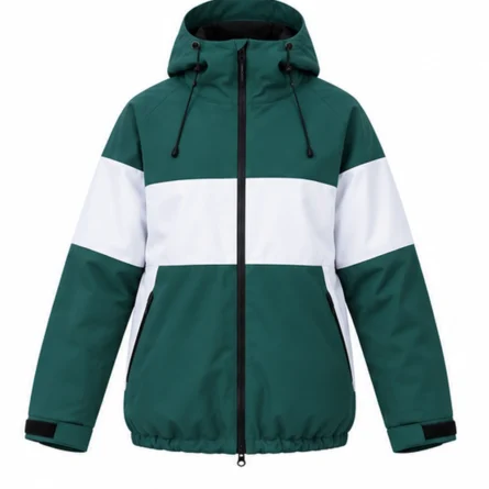 Custom Hooded Colorblock Snowboard Jacket