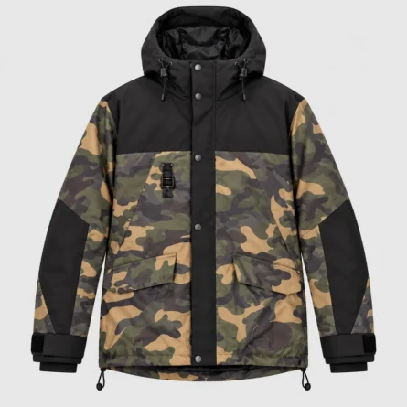 Custom Camo Snowboard Panels Jacket