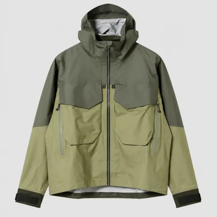 Custom Two-Tone Hooded Winter Ski Jacket - Image 1