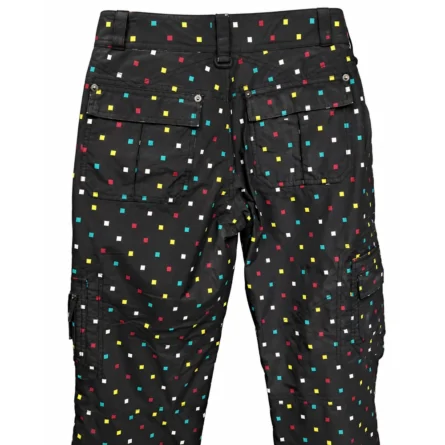 Custom Multicolor Pixel Snowboarding Pants - Image 2