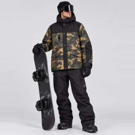 Custom Camo Snowboard Panels Jacket - Image 3
